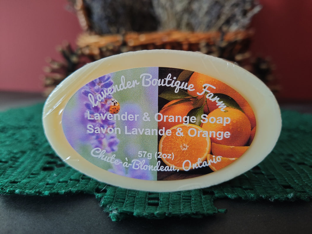 Lavender & Orange soap bar