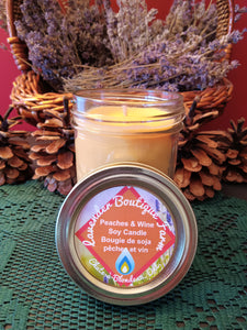 Peaches and Wine Soy Candle