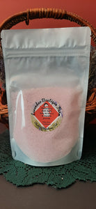 Peppermint bath salt pouch