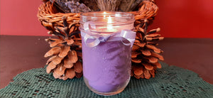 True lavender soy candle