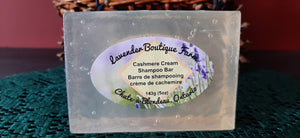 Cashmere Cream shampoo bar