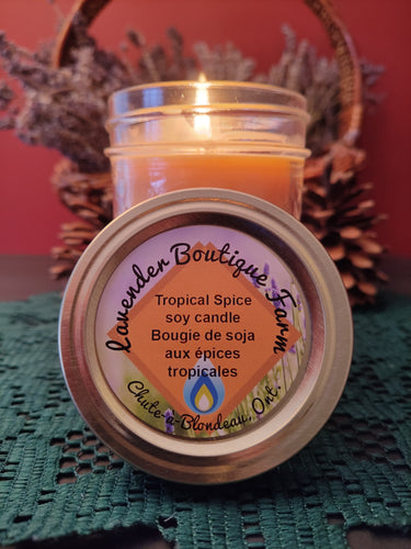 Tropical Spice soy candle